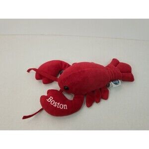 Mary Meyer Red Lobster Plush Boston Souvenir Stuffed Animal Toy